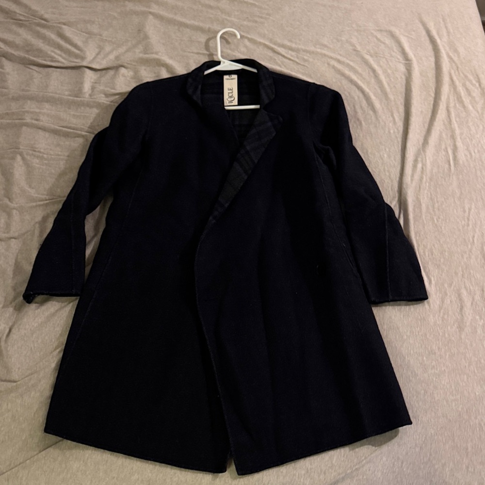Chic Navy Women's Trench Coat